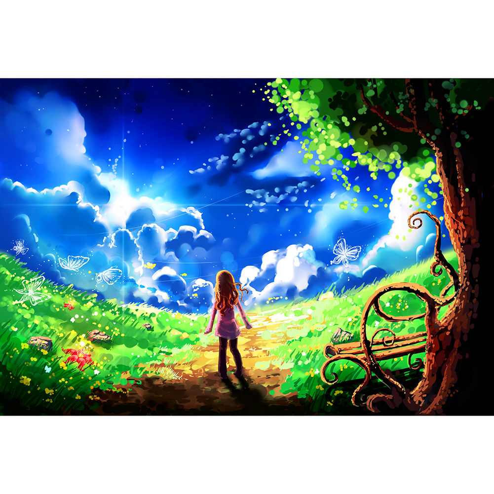 

Sky Cloud Tree - 1000 Pieces Jigsaw Puzzle, 501 Original