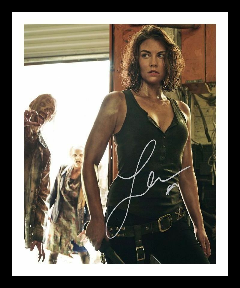 Lauren Cohan - The Walking Dead Autograph Signed & Framed Photo Poster painting 2