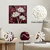 uk.everydayedeals DIY Pearl Painting With Frame - Handmade Self-Adhesive Pearls - Butterfly Flowers(25*25cm)