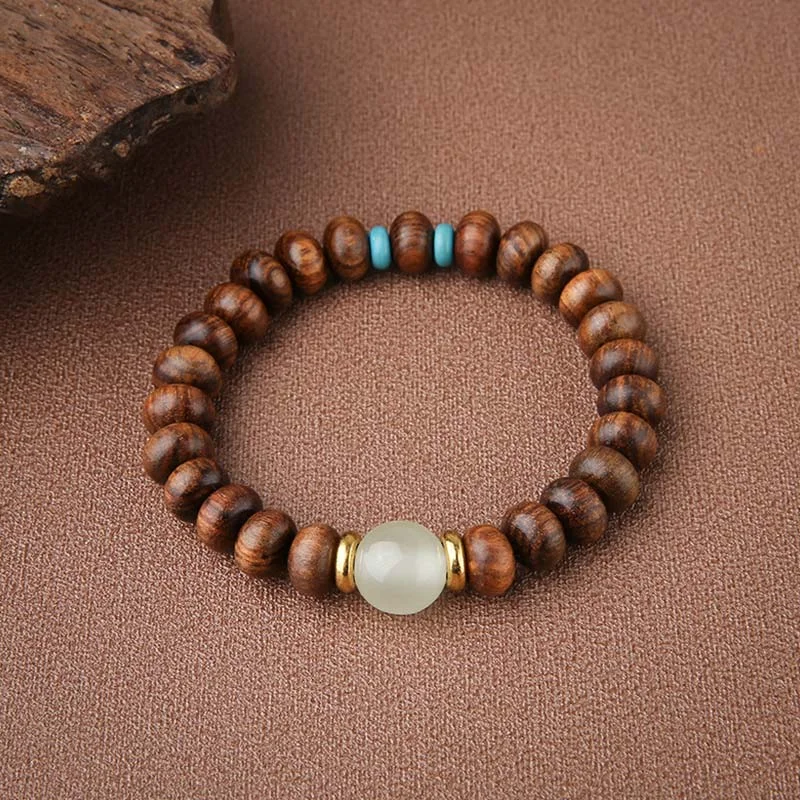 Black Rosewood Butterfly Healing Protection Bracelet