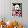 (40*60cm)Skull Flower Tarot - Full Round Drill Diamond Painting
