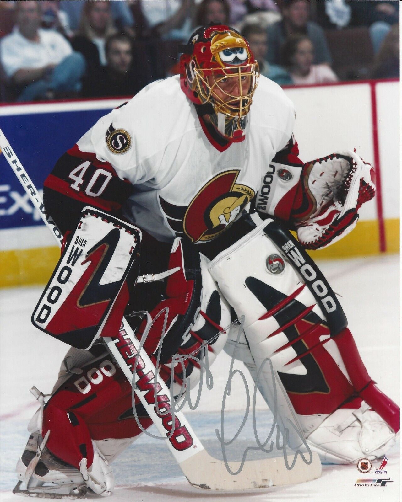 Patrick Lalime Autographed 8x10 Ottawa Senators Shipping B622