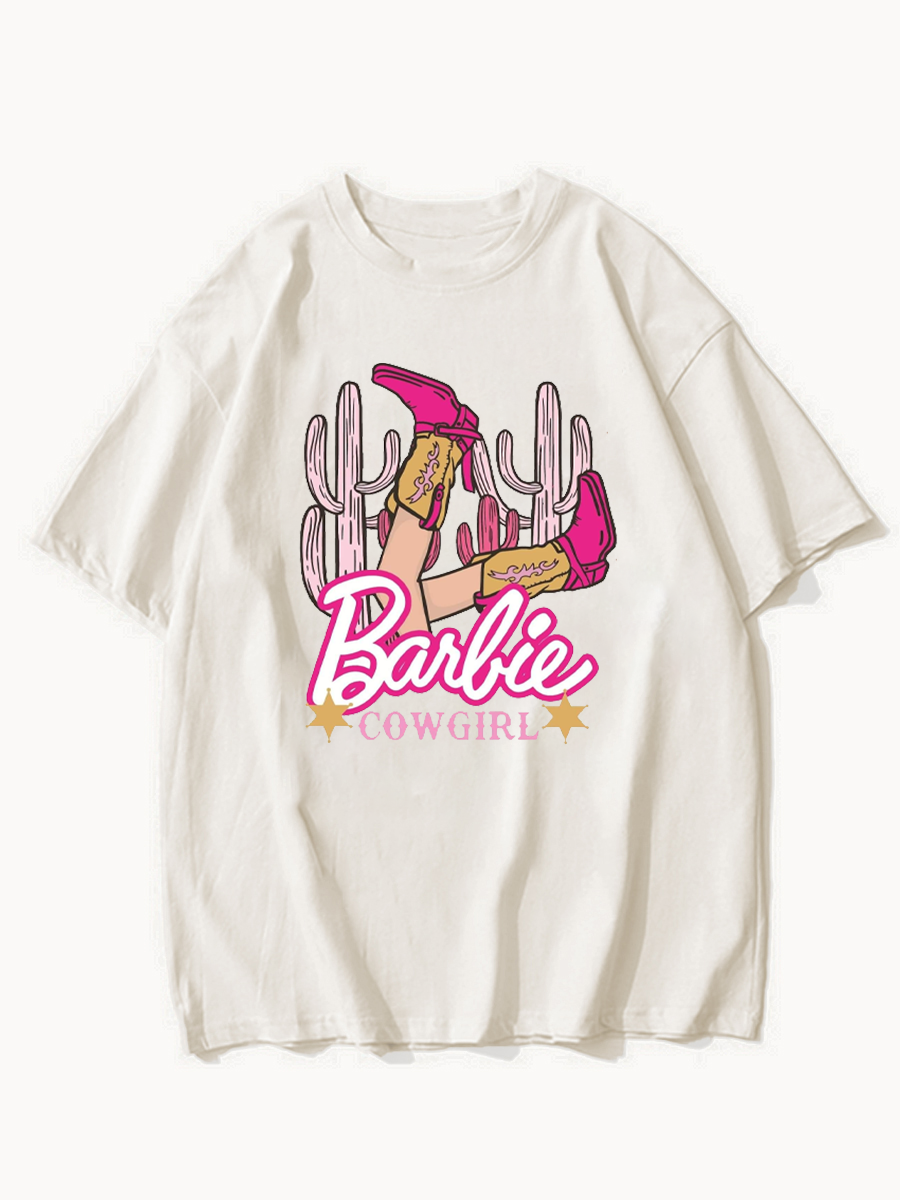 Oversized Vintage Barbie Cowgirl T-Shirt ctolen