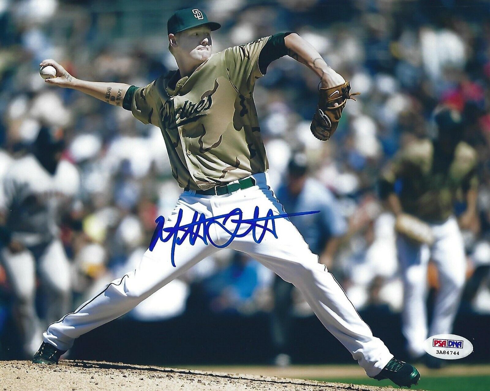 Mat Latos Signed 8x10 Photo Poster painting PSA/DNA COA Padres Baseball Picture Autograph Reds 4