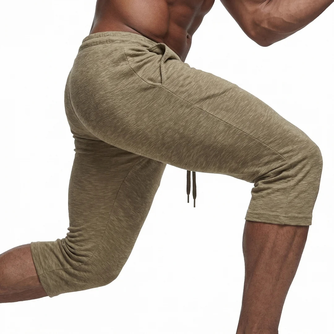Men's Basic Casual 7/8 Length Pants-INSPIREUSE