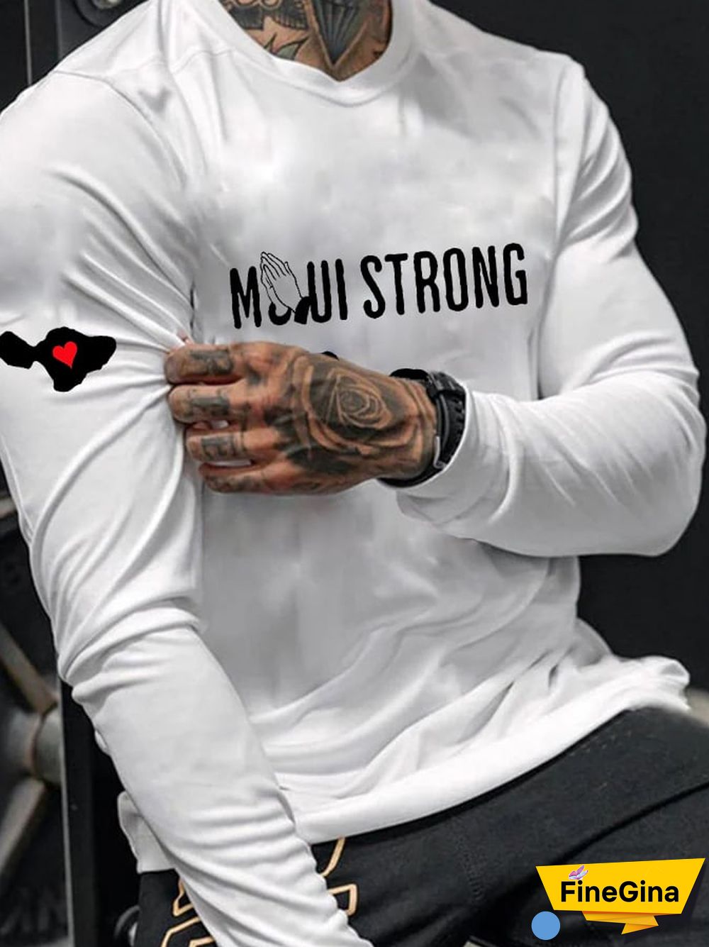 Men's Maui Casual Long Sleeve T-Shirt