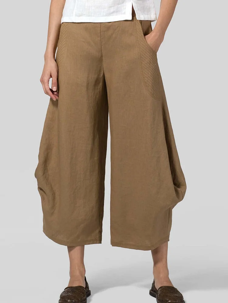 Chic Legs Cotton Linen Casual Pants