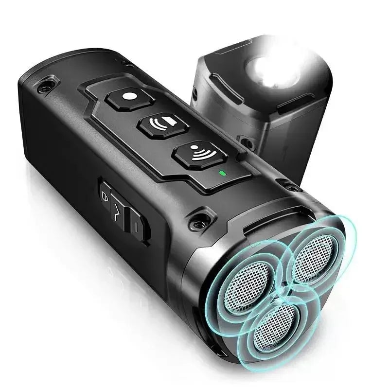 2000mAh Ultrasonic Dog Training Device Rechargeable Anti Dog Bark Deterrent Device With LED Flashlight 
