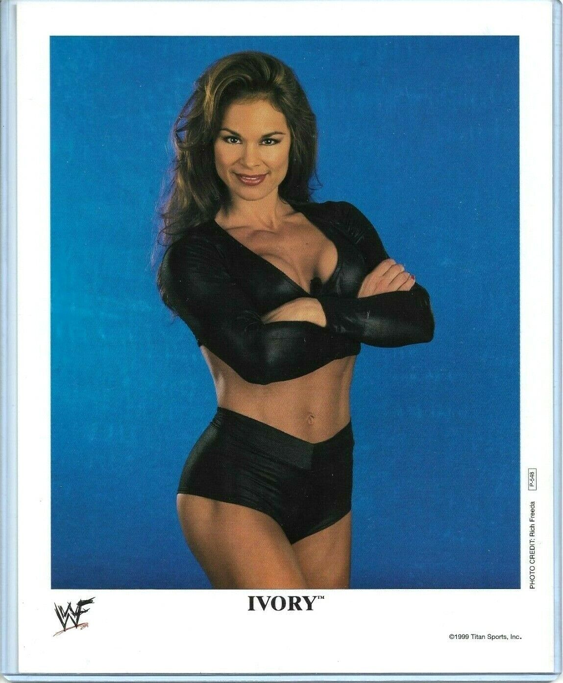 WWE IVORY P-548 OFFICIAL LICENSED AUTHENTIC ORIGINAL 8X10 PROMO Photo Poster painting VERY RARE