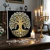 (30x30cm)Tree of Life DIY Pearl Painting Art With Inner Frame Handmade Pearl Material Art Kit Living Room Decor