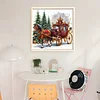 Christmas Carriage-11CT Stamped Cross Stitch 40*40cm/15.75*15.75in