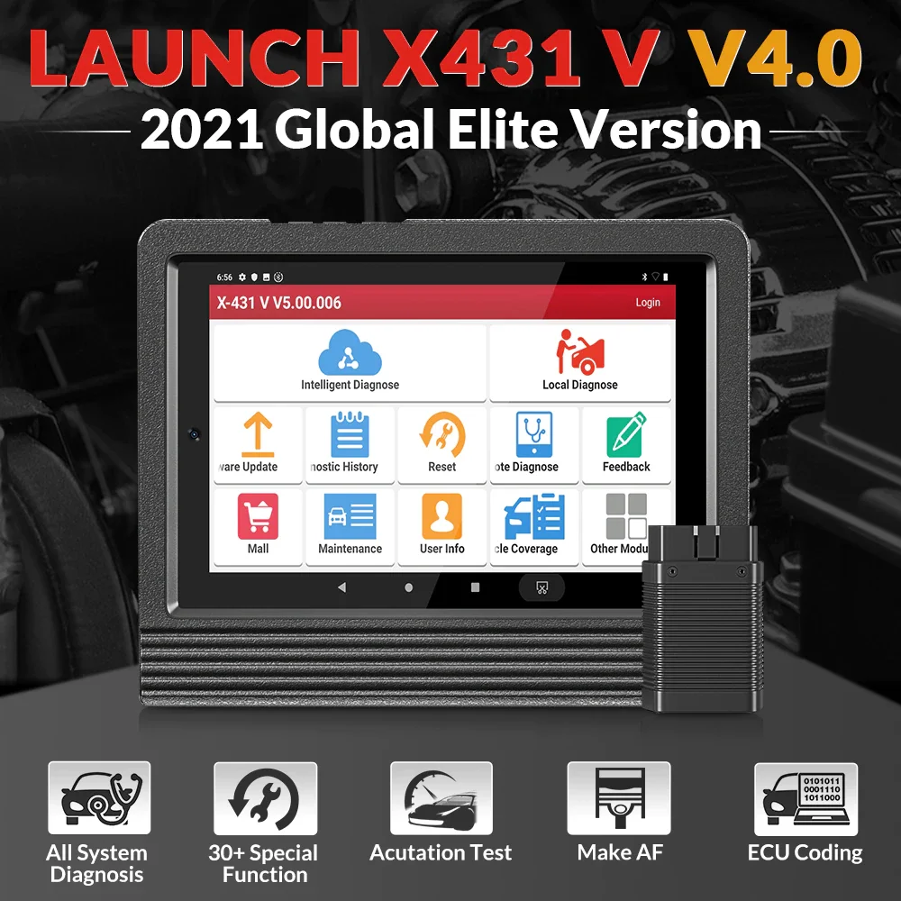 LAUNCH X431 PROS V4.0 OE-Level Full System Diagnostic Tool Support Guided  Functions