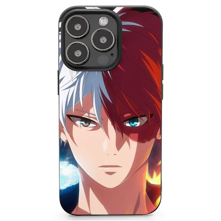 Shoto Todoroki Anime My Hero Academia Phone Case(23) Mobile Phone Shell IPhone 13 and iPhone14 Pro Max and IPhone 15 Plus Case - Heather Prints Shirts