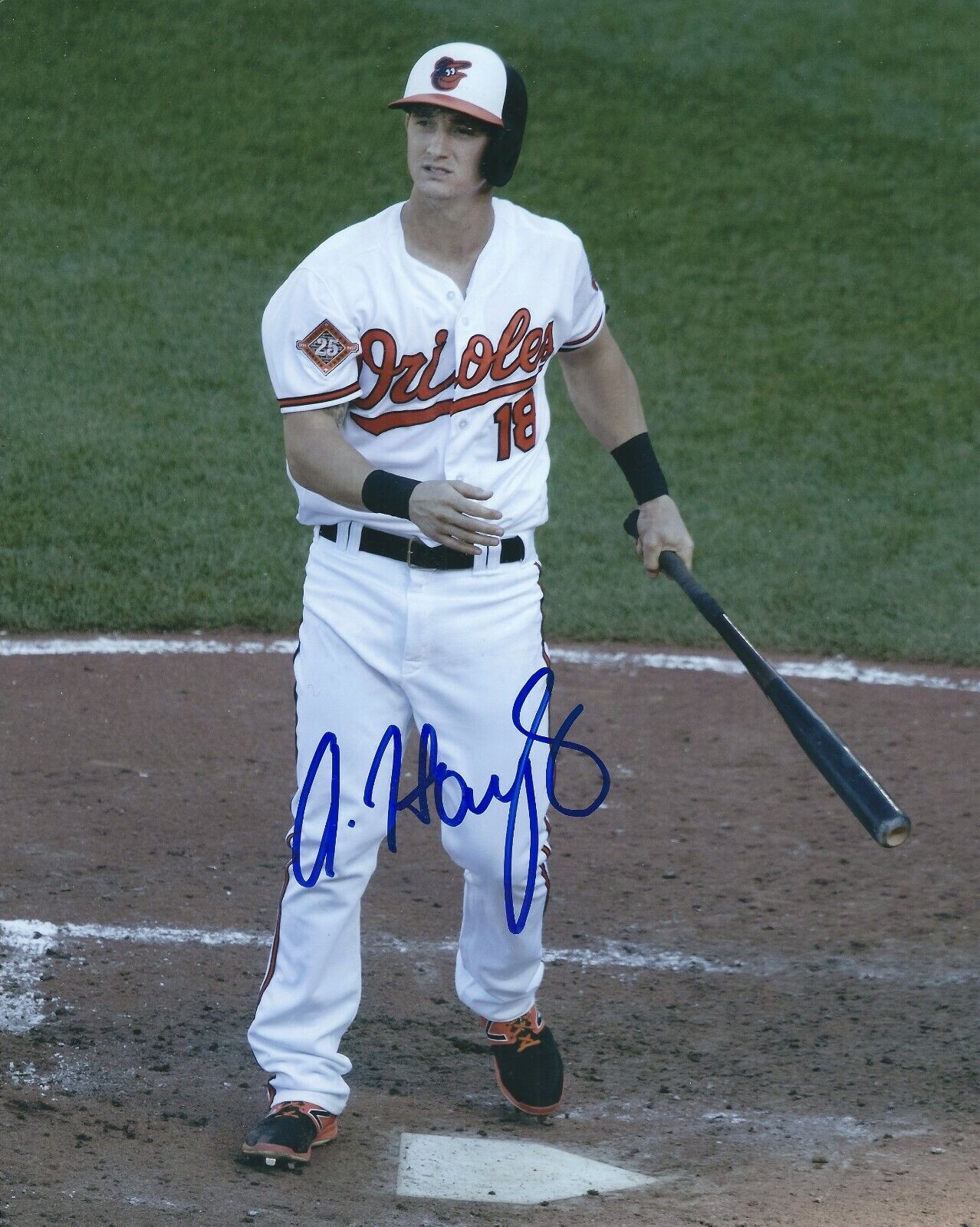 AUTOGRAPHED 8x10 AUSTIN HAYS Baltimore Orioles Photo Poster painting W/COA