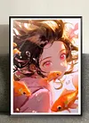 Kamado Nezuko Decorative Painting - Demon Slayer: Kimetsu no Yaiba Decorative Painting - AMaoHuaShe Studio