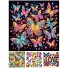 (Multistyle) Papillon Flottant-Peinture Diamant En Forme Sp&eacute;ciale-30 * 30CM