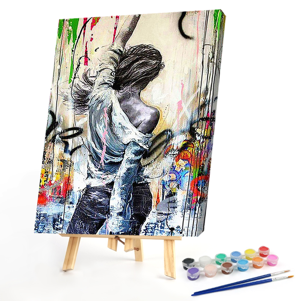 

40*50CM - Paint By Numbers - Street Graffiti, 501 Original