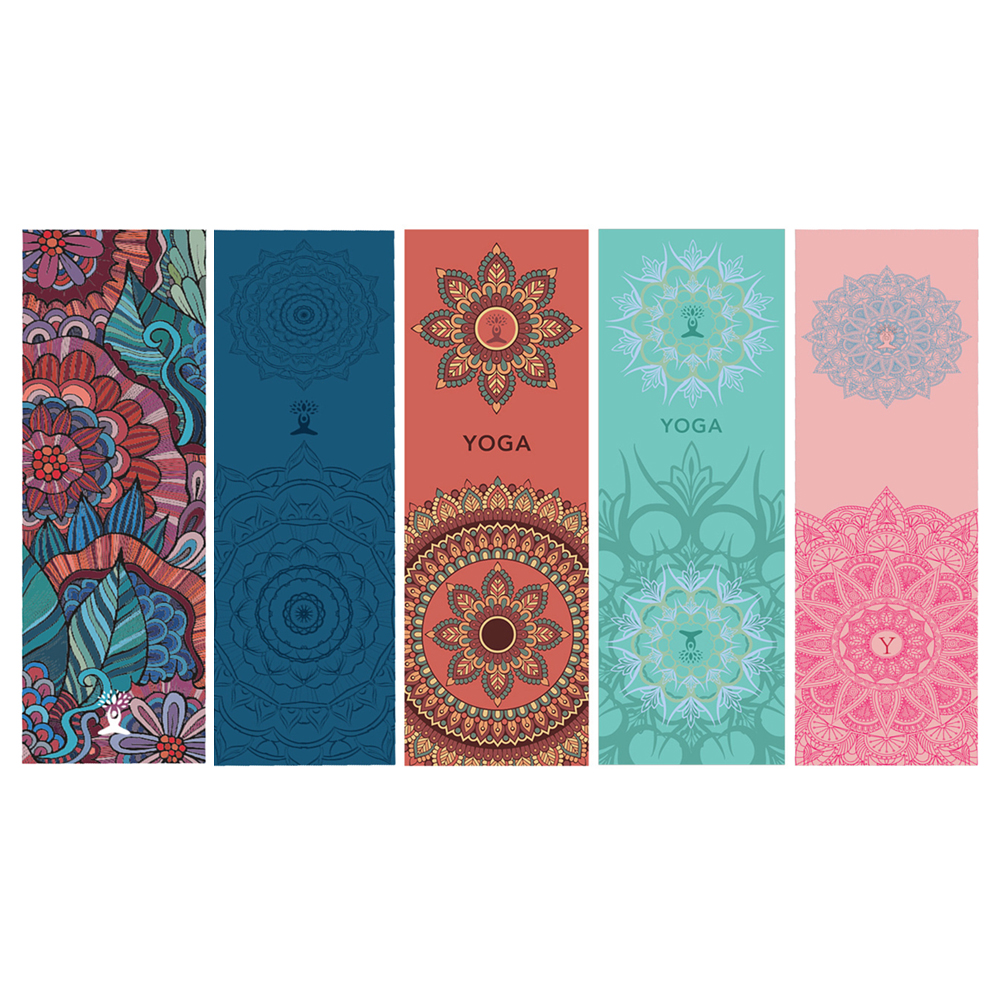 

Portable Washable Printed Yoga Mat Towel Pilates Anti-Skid Towels Blanket, 501 Original