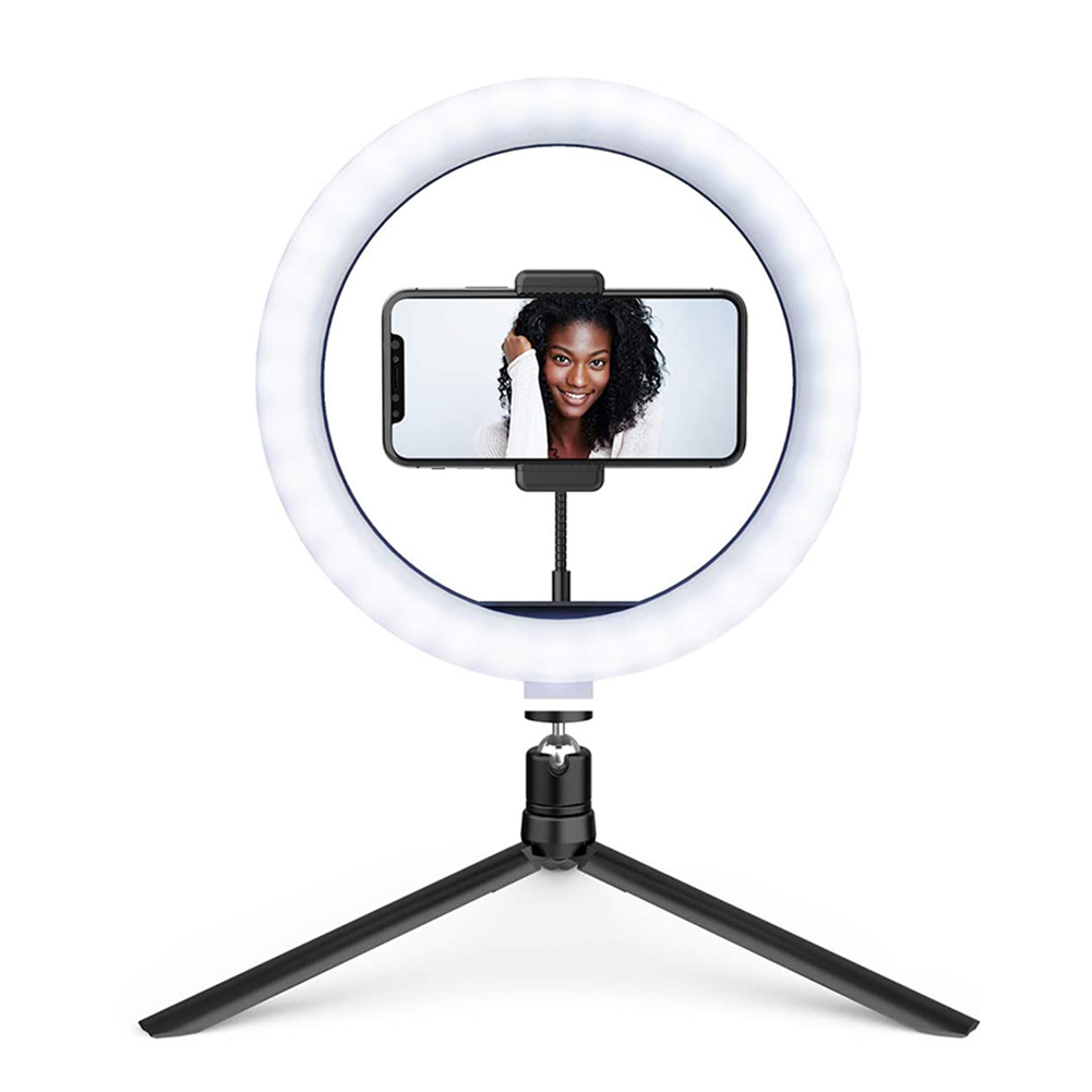 

10.2 inch LED Selfie Ring Light Dimmable Desktop Phone Photo Video Lighting, 501 Original