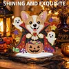 Halloween Puppy Special Shaped 2D Flat DIY Diamond Painting Ornament