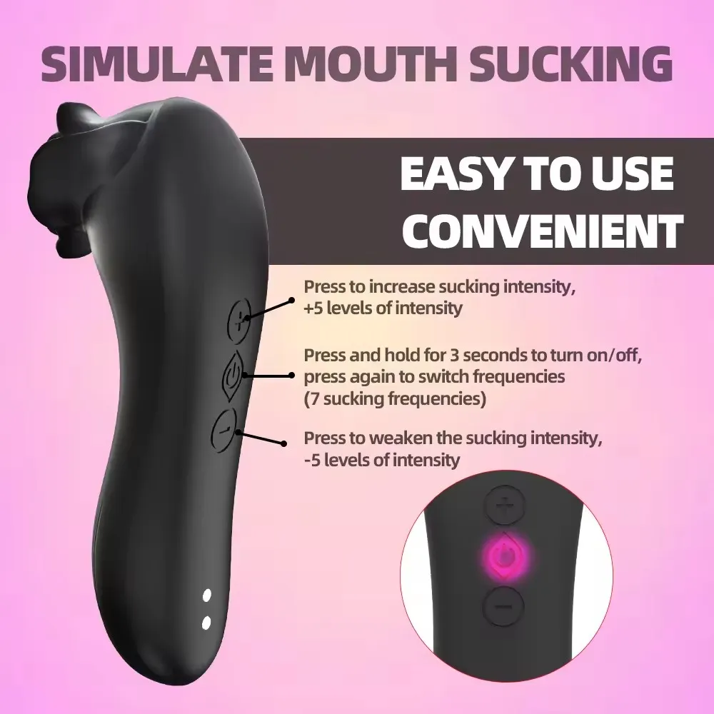 Bloomy Rose - Suction Vibrator With Strong Pulses For Clit And Nipple Pleasure