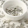 Electroplate Silver Acrylic Beads DIY Jewelry Accessories