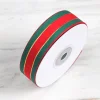 Christmas Decor Festive Green Red Ribbon 1 / 1.5 / 2 / 2.5cm