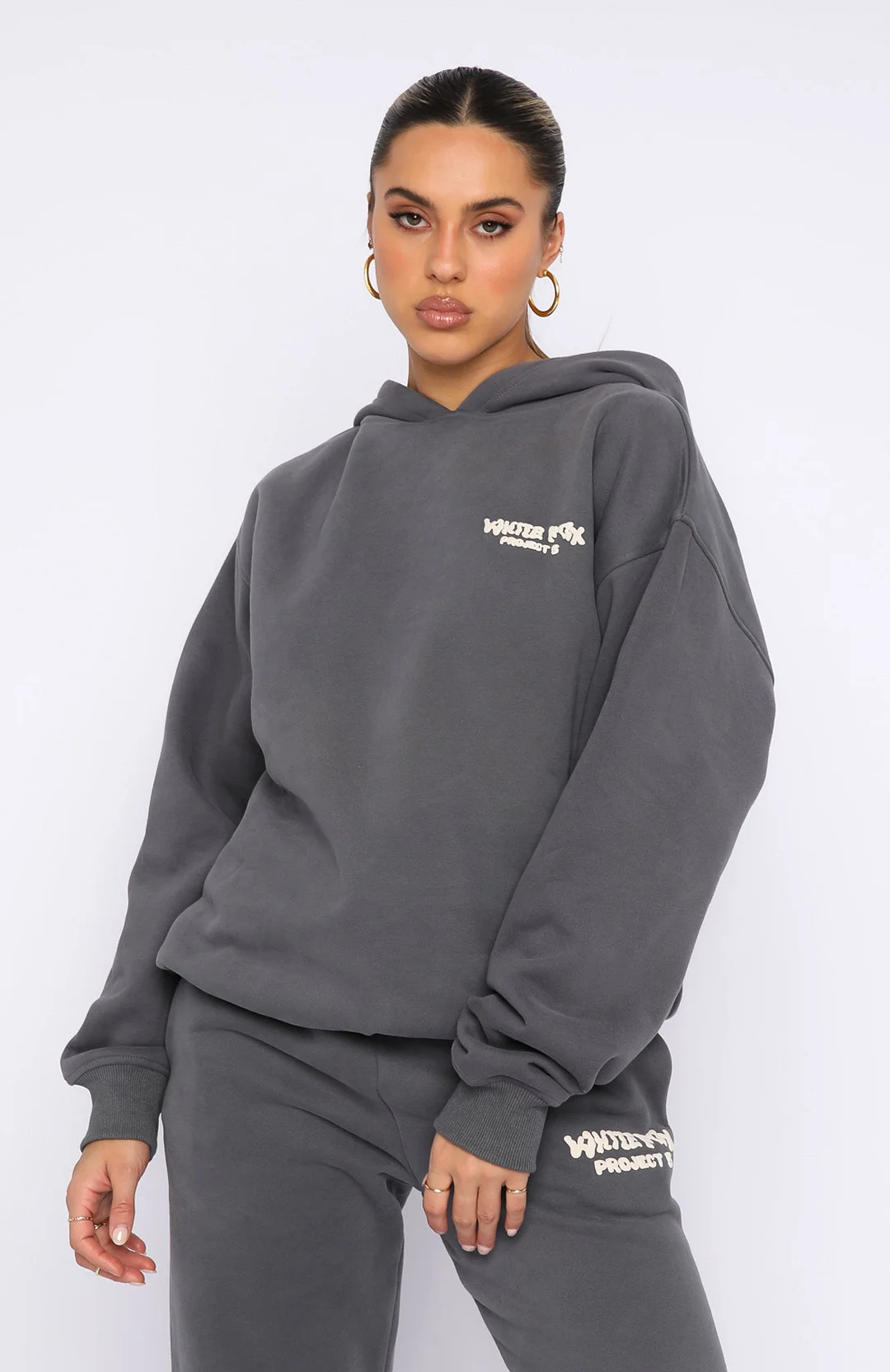 Project 5 Oversized Hoodie Volcanic