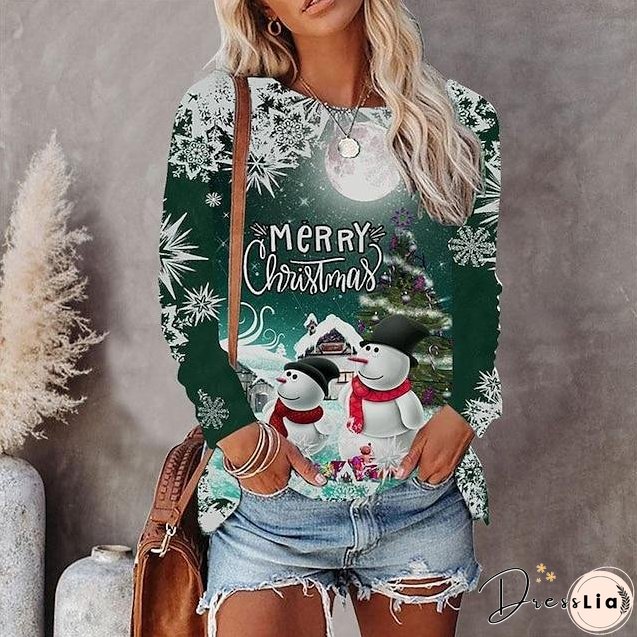 Ugly Christmas Shirt Women's Reindeer