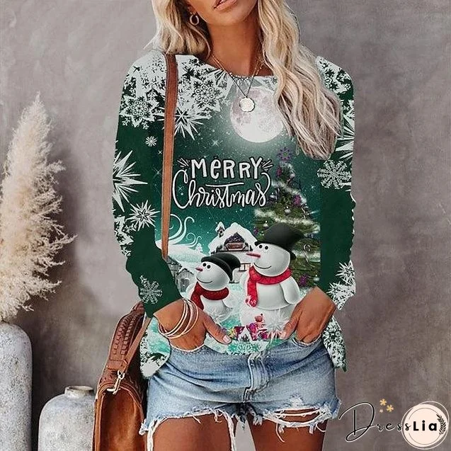 Ugly Christmas Shirt Women's Reindeer