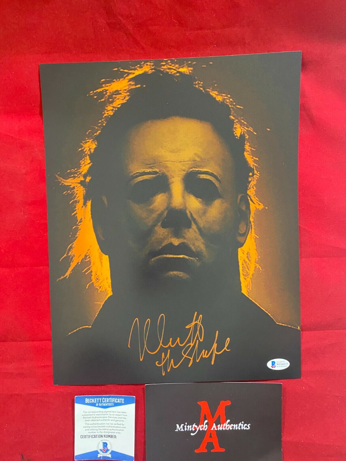 NICK CASTLE AUTOGRAPHED SIGNED 11x14 Photo Poster painting! HALLOWEEN MICHAEL MYERS! BECKETT COA