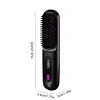 Cordless Hair Straightening Brush Straightener Rechargeable Hot Brush