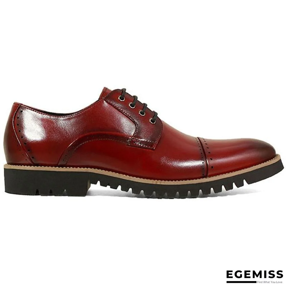 Men's Fashion Leather Derby Shoes | EGEMISS