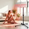 [US Local Warehouse] Near Infrared Light Stand with Wheels 44 Lb Load Capacity Red Light Stand Angle Height Adjustable Lamp Holder Gift Idea for Mom Women Wife Sister Girlfriend
