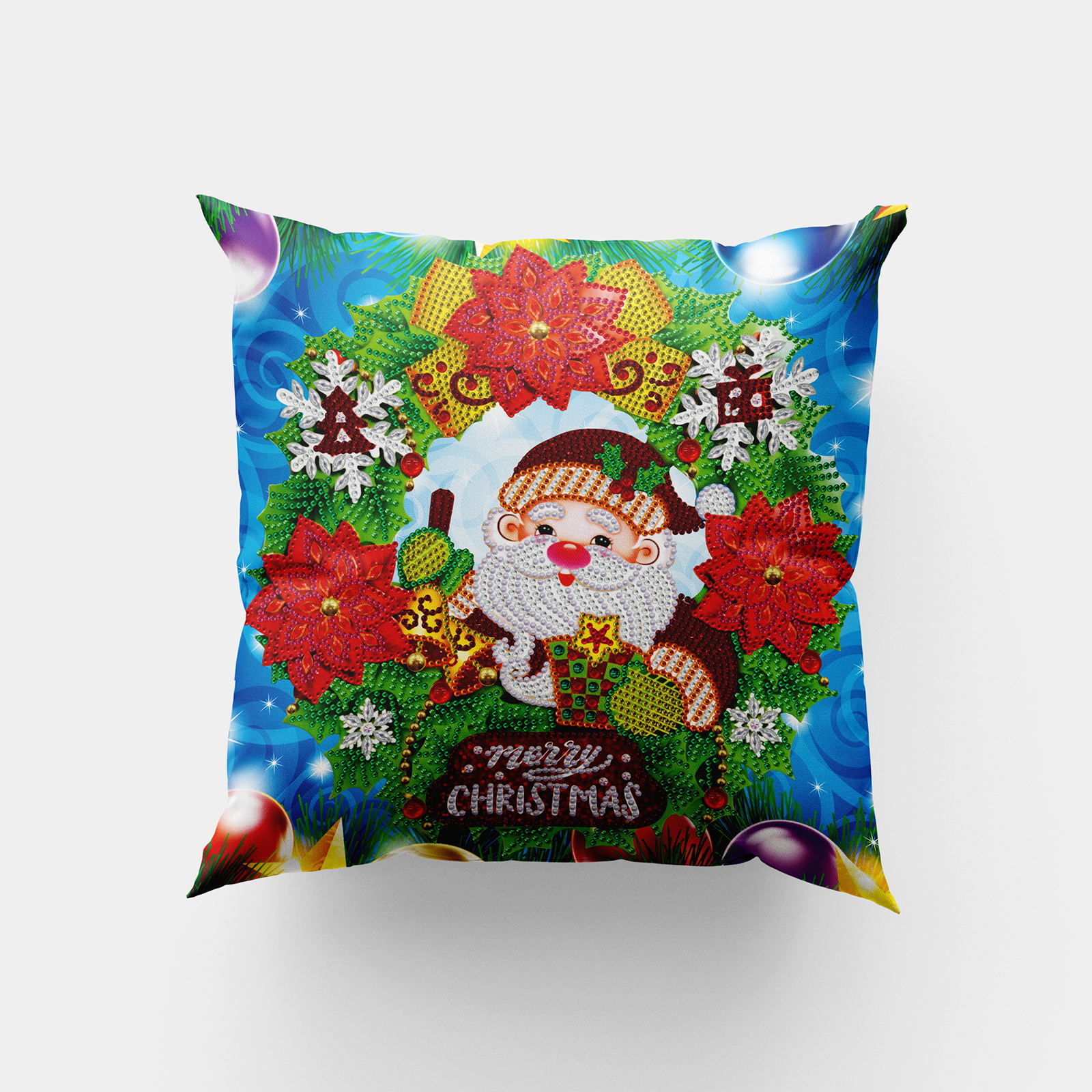 

30*30CM - Christmas Pillowcase - 5D DIY Craft DIY Fashion Accessories, 501 Original