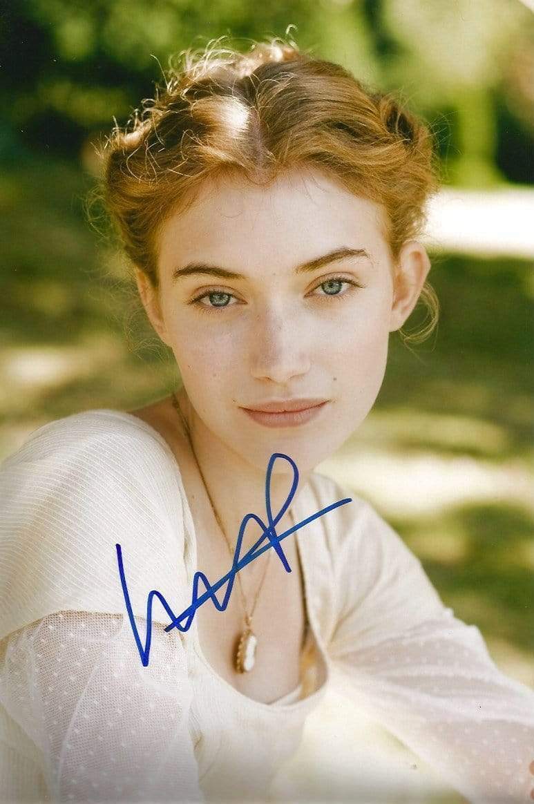 Imogen Poots ACTRESS autograph, In-Person signed Photo Poster painting