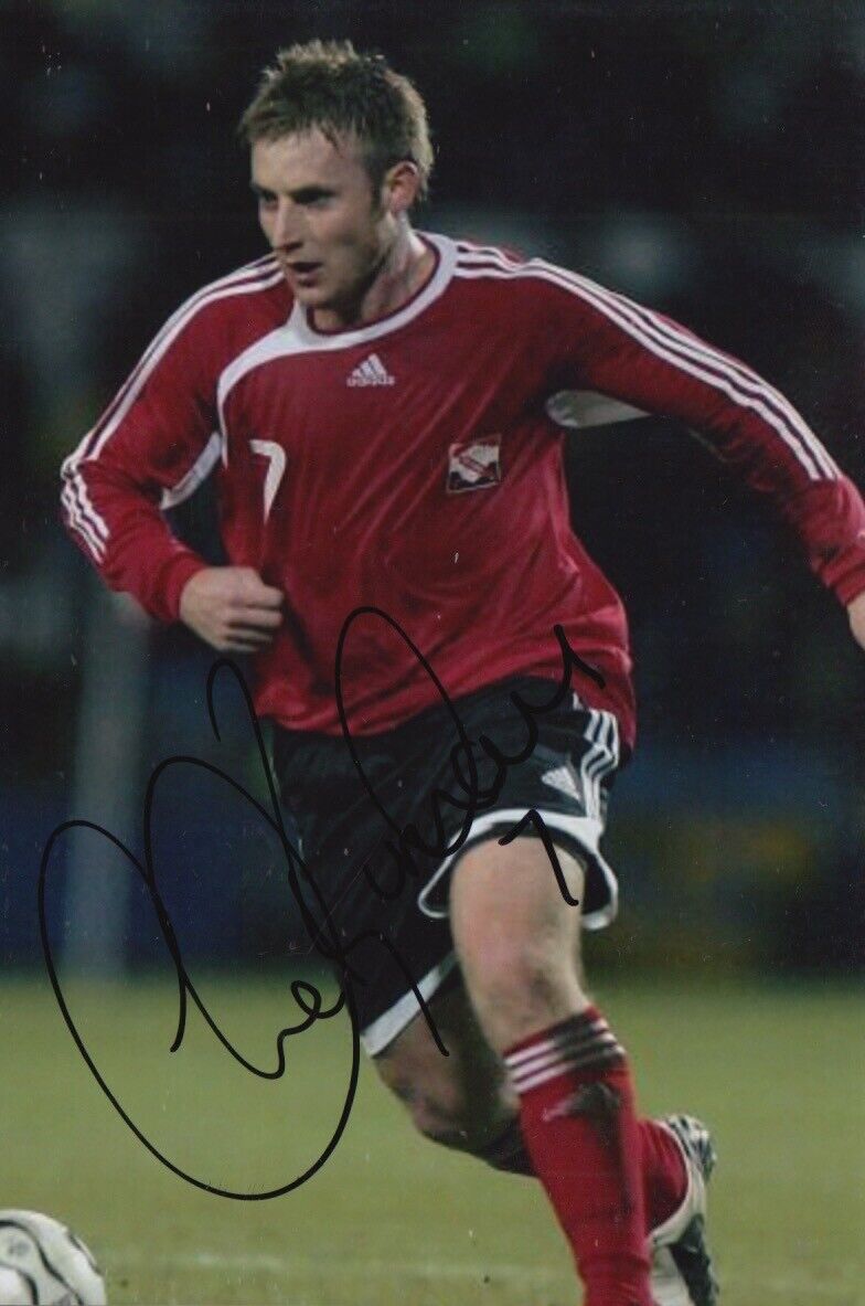 CHRIS BIRCHALL HAND SIGNED 6X4 Photo Poster painting TRINIDAD AND TOBAGO FOOTBALL AUTOGRAPH 2