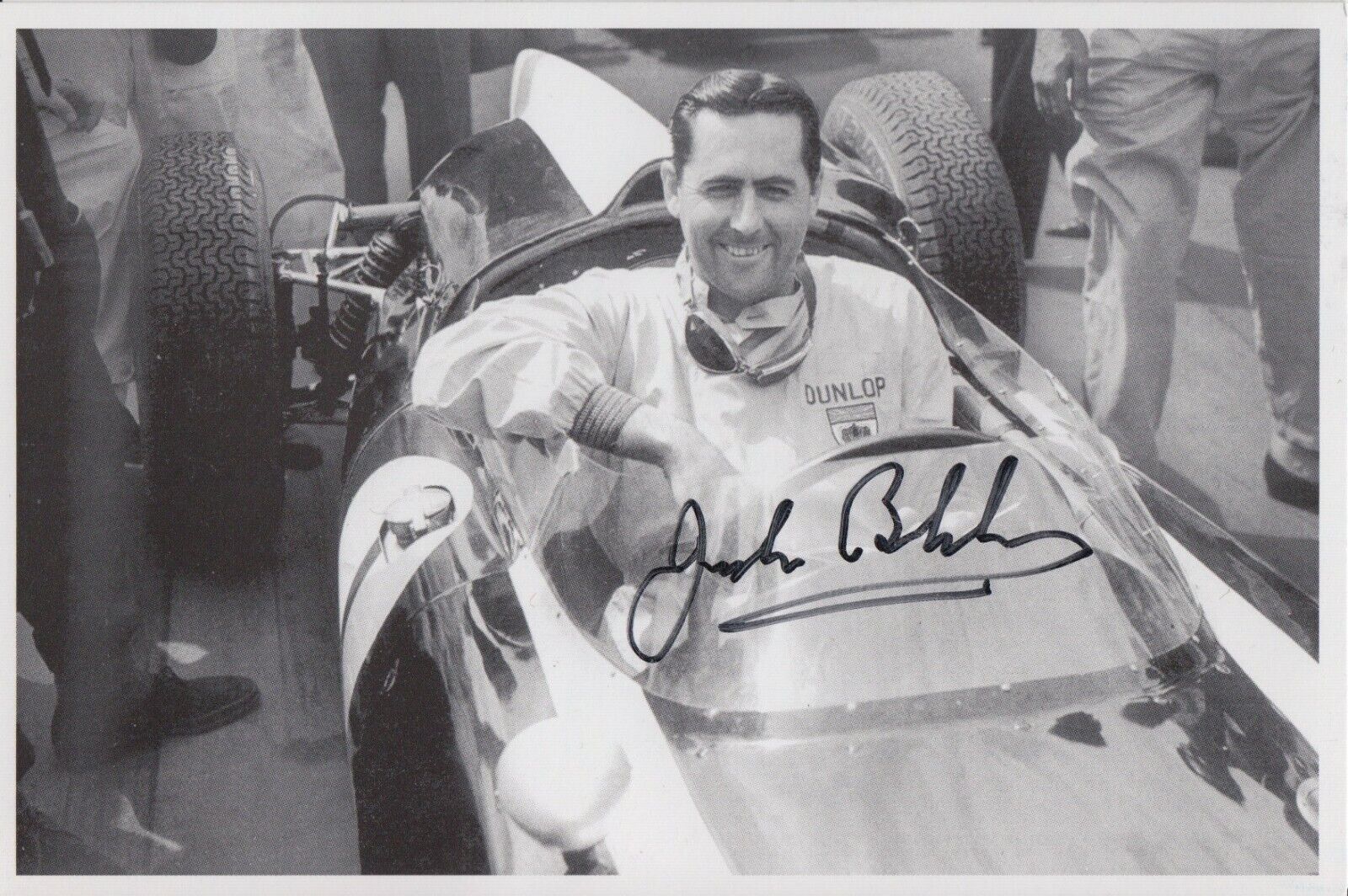 Jack Brabham Hand Signed 6x4 Photo Poster painting - F1 Autograph Post Card.