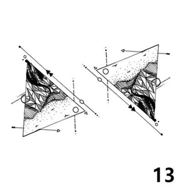 Waterproof Tattoo Stickers Cute Pattern Fake Tattoos Love Hourglass Sexy Girl Arm Clavicle Animal Wolf Temporary Tatoo Sticker