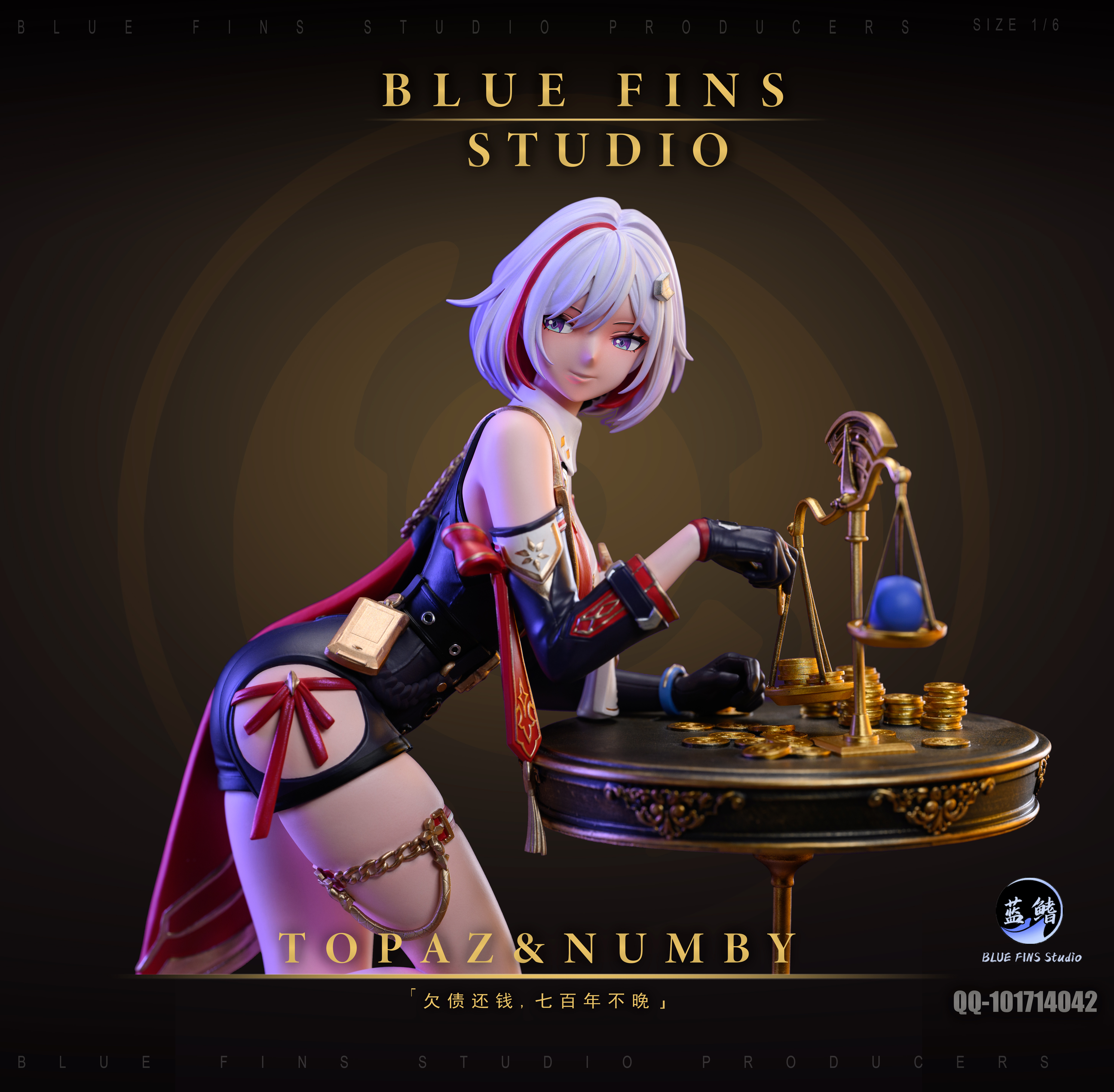 BLUE FINS Studio - Honkai: Star Rail Topaz & Numby 1/6 Statue(GK) (Adult 18+)-