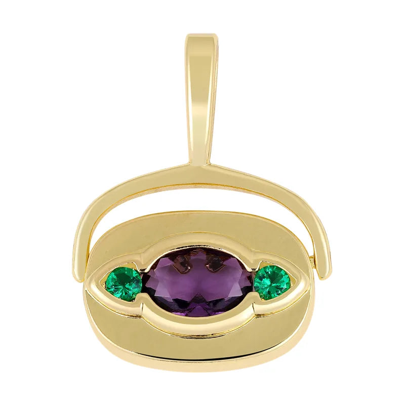 1 Piece 18.5*13.3MM Copper Zircon Geometric Heart Shape Flower Polished Pendant Jewelry Accessories