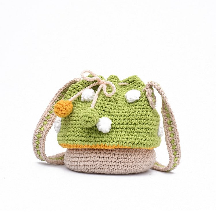 Kawaii Mushroom Crochet bag