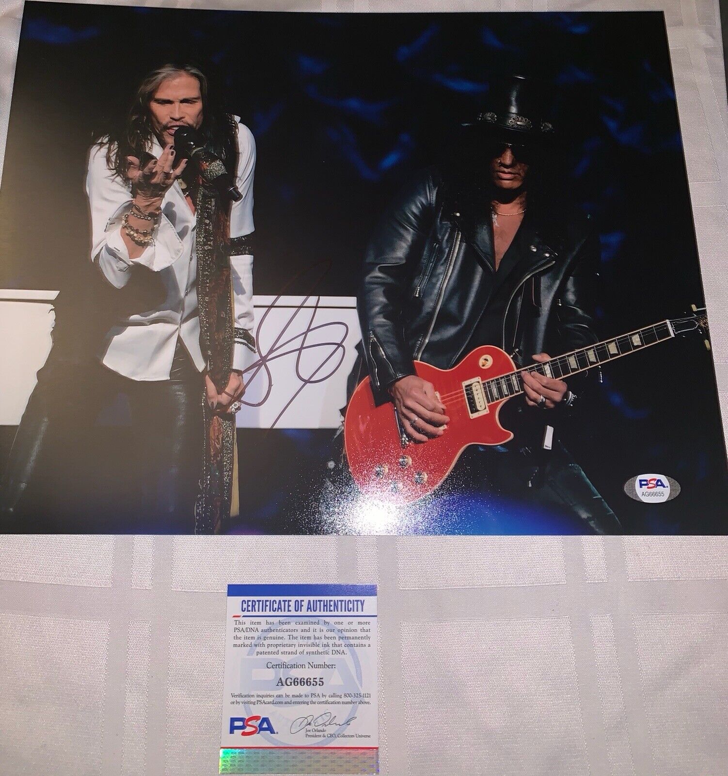 AEROSMITH Steven Tyler Autographed 11x14 Photo Poster painting PSA DNA COA Signed Auto