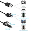 HD Automotive Borescope with 6 LED 7mm Piping Endoscope 0.3MP for Android iPhone