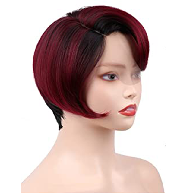 Jewtribute Hair®|Short Bob Synthetic Lace Wigs 