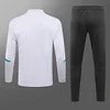 2023/2024 Manchester United Long Zipped Jacket White Football Shirt 1:1 Thai Quality Set