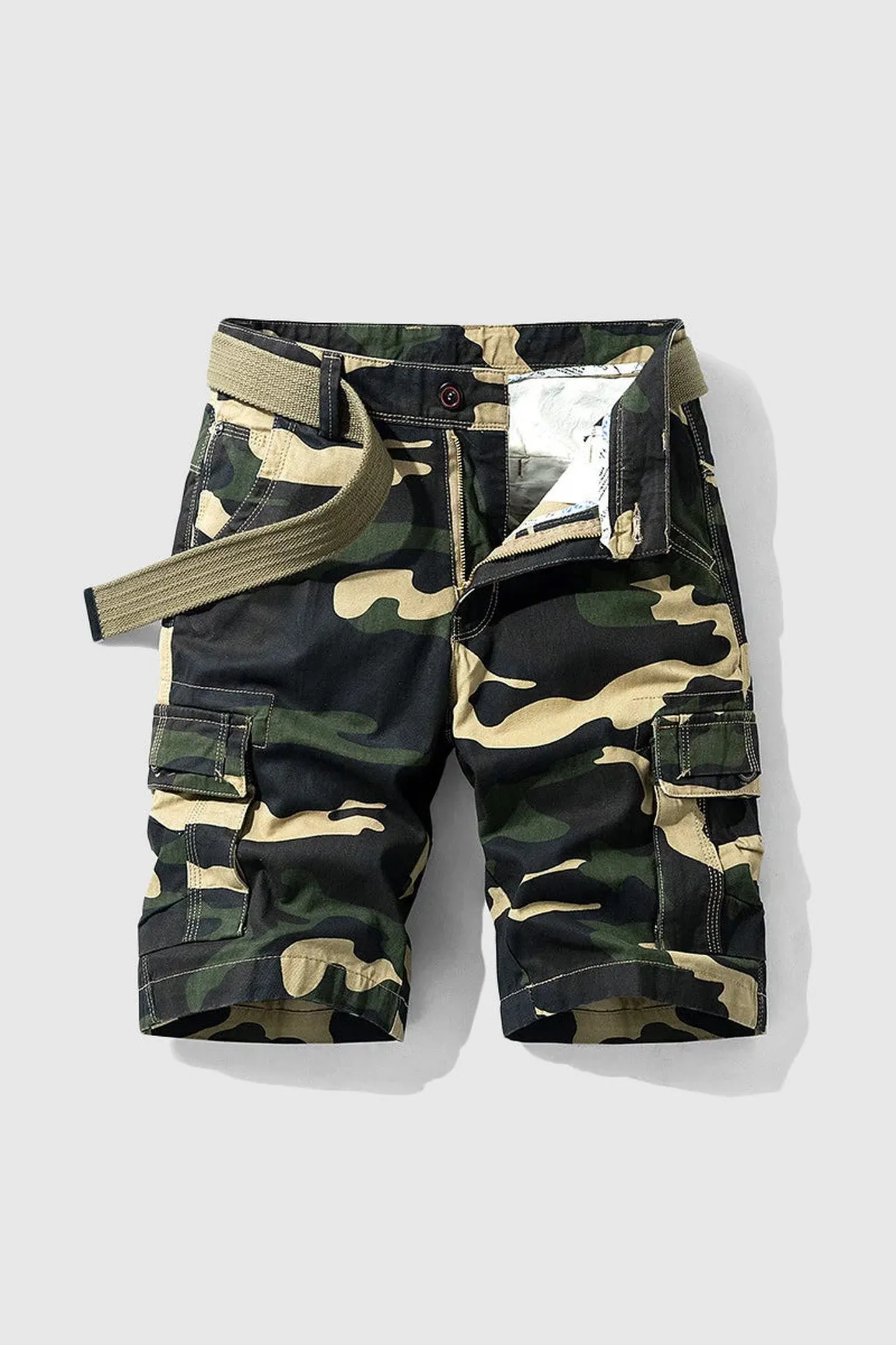 Men's Camo Print Shorts &ndash; Durable Lightweight Everyday Wear