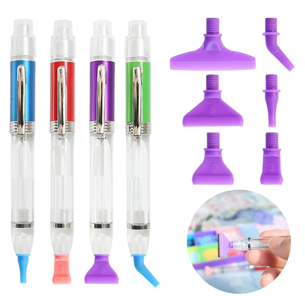 Diamond Painting Pen Diamond Art Drill Pen LED Light Multifunction for Beginners