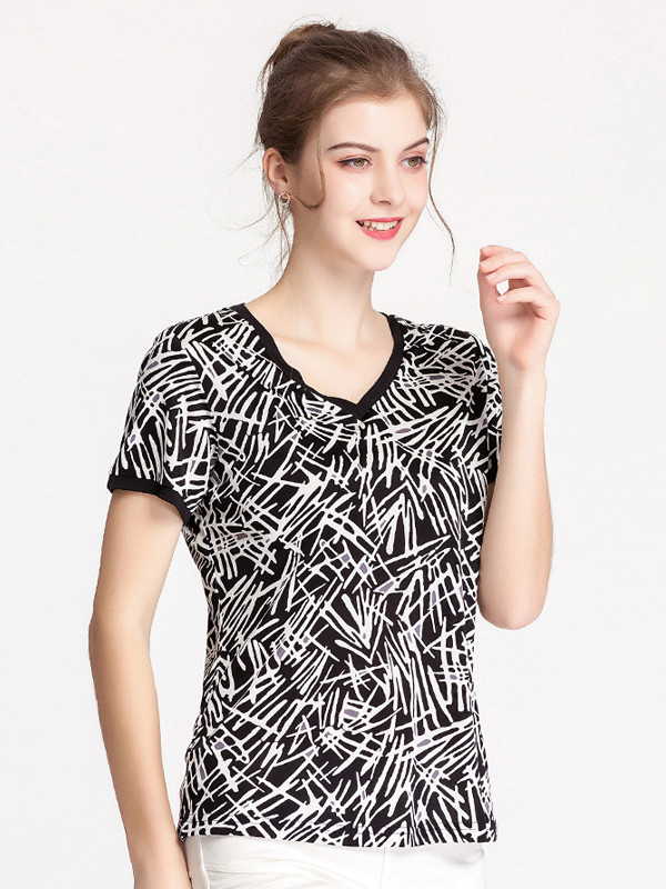 Silk T-shirt Stylish T-shirt-Real Silk Life