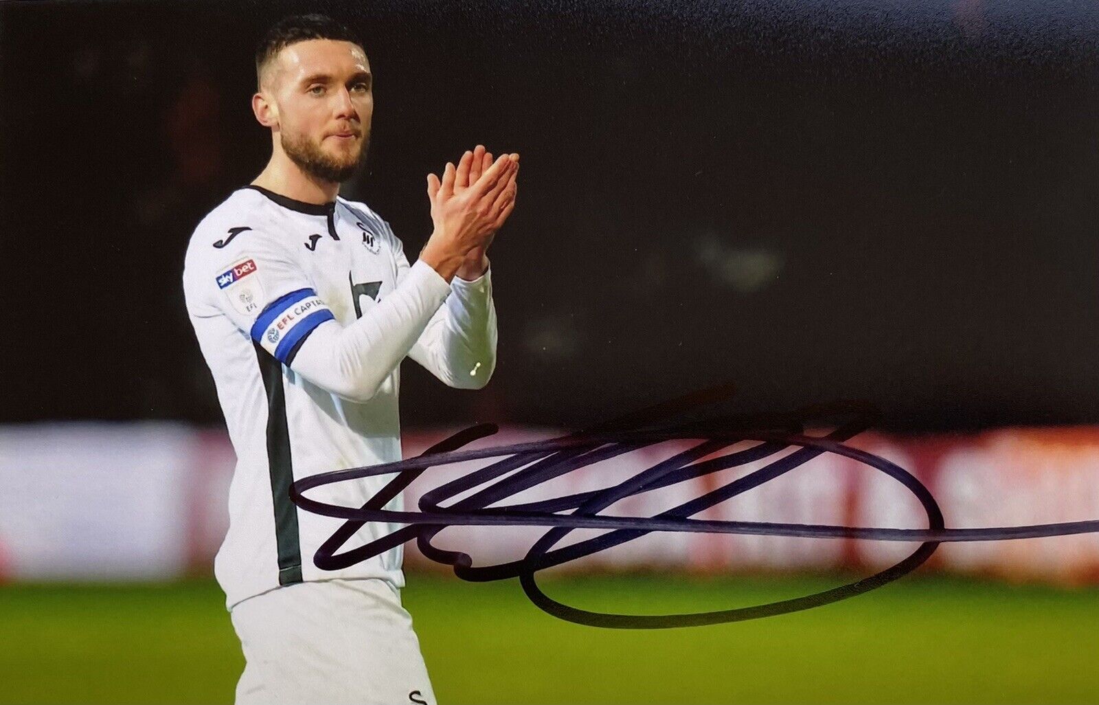 Matt Grimes Genuine Hand Signed Swansea City 6X4 Photo Poster painting 3